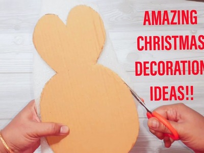 Economical christmas decoration idea with simple materials.DIY affordable christmas crafts idea