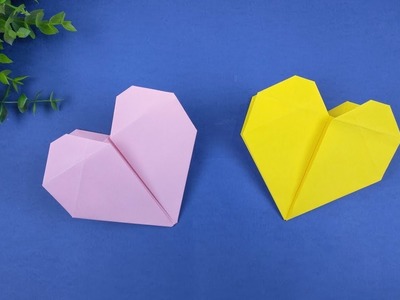 Fold A Cute Heart From Paper | DIY Komorebi