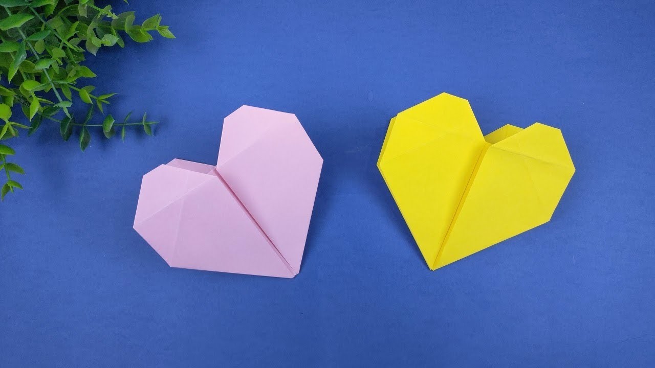 Fold A Cute Heart From Paper | DIY Komorebi