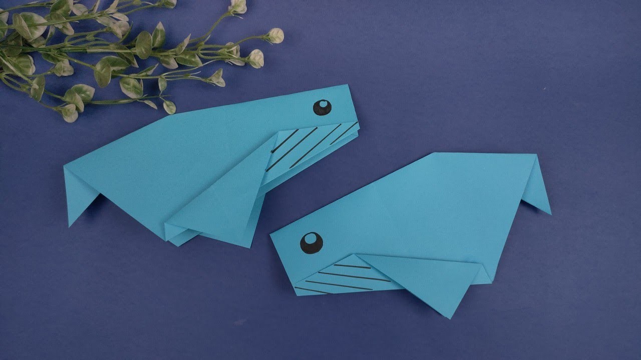 Folding A Whale From Paper | DIY Komorebi