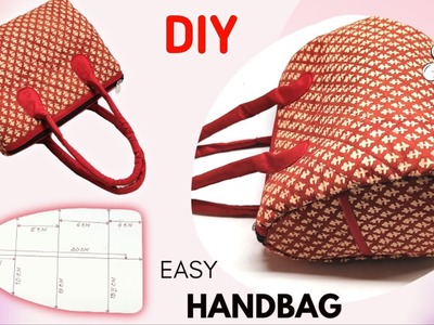 Handbag Making At Home With Cloth - Easy | Sangbisee DIY Crafts