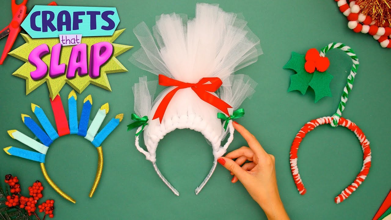 Head Into The Holidays With These Cute DIY Headbands! | CRAFTS THAT SLAP