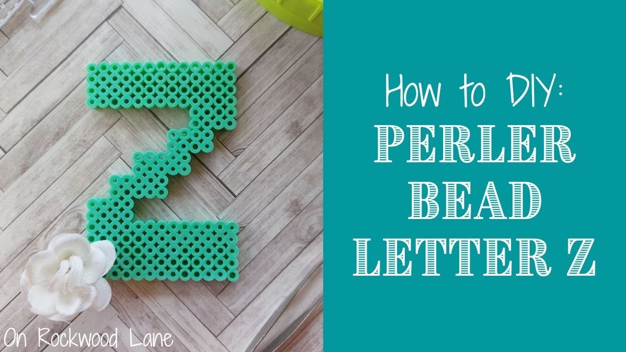 How to DIY: Easy Perler Bead Letter Z