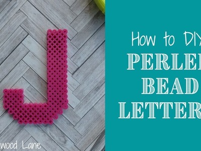 How to DIY: Easy Perler Bead Letter J