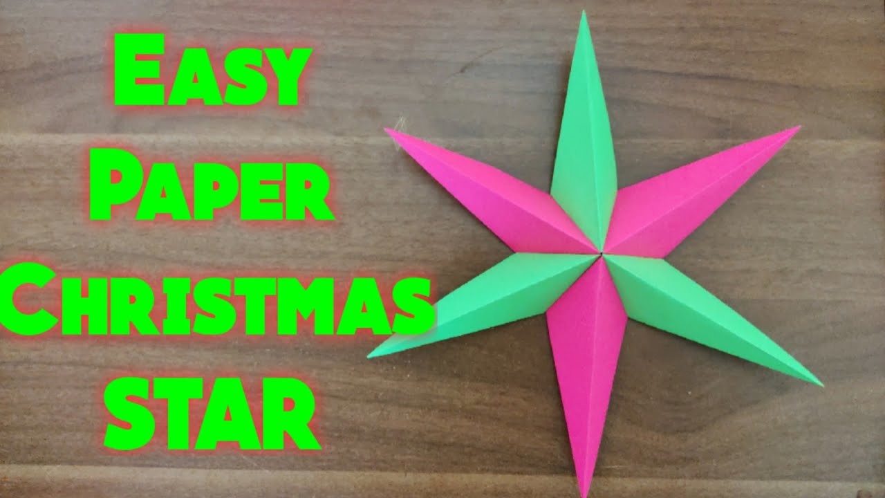 How to fold paper Christmas star? origami star#diy star