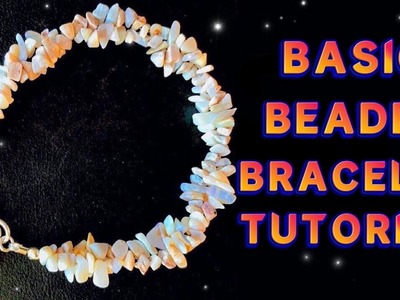 How to make a Bracelet | How to use Crimp Beads | Basic Beaded Bracelet Tutorial | DIY Jewelry