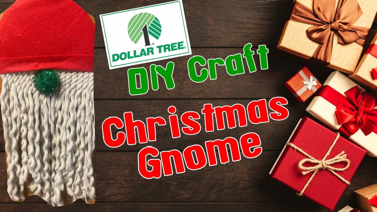 How to Make a Holiday Gnome - Budget Friendly- Dollar Tree DIY Craft -Macramé with Nautical Rope