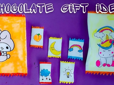 How to make chocolate gift idea  | DIY paper gift idea | Origami Paper gift idea