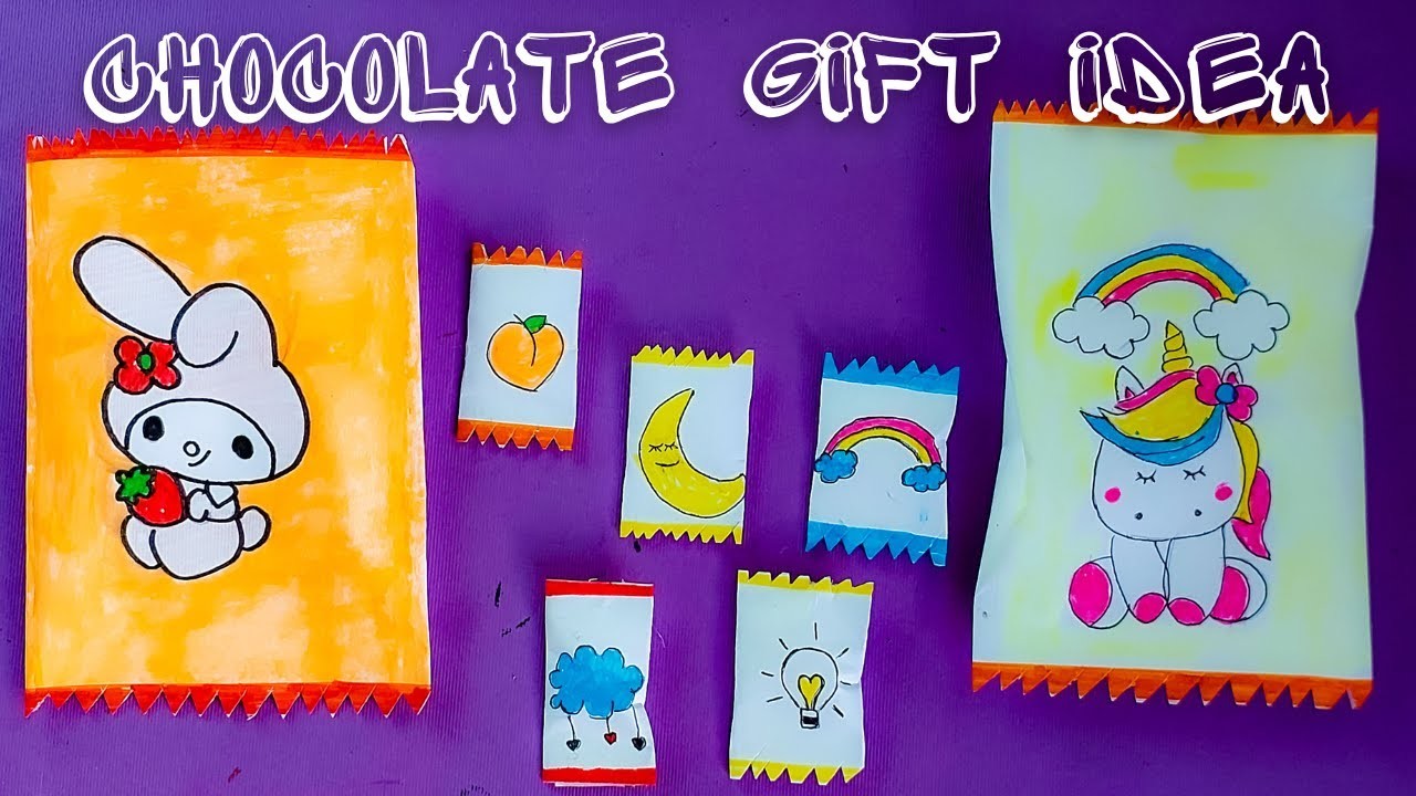 How to make chocolate gift idea  | DIY paper gift idea | Origami Paper gift idea