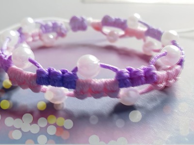 How to make macrame bracelets with beads