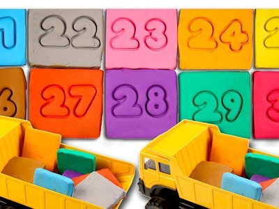 Learn to Count From 21 to 30 With Play Doh Colors For Kids + More Educational Videos