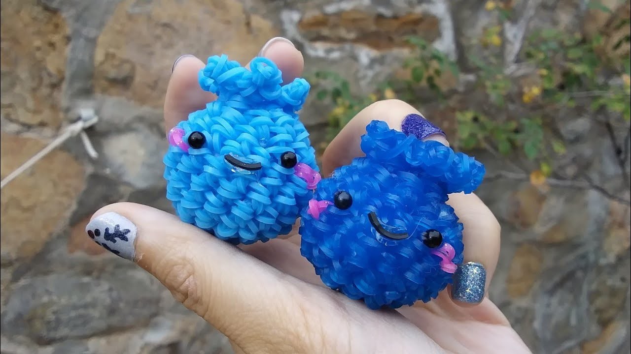 Loomigurumi Blueberry Tutorial (Rainbowloom)