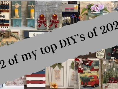 MUST SEE!!! | 22 of my top DIY’s of 2022 | MEGA VIDEO | Winter, Spring, Summer and Fall DIY’s