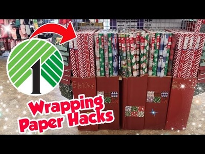 New  DOLLAR TREE Wrapping Paper HACKS + Christmas DIY Crafts