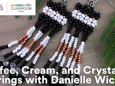 Online Class: Coffee, Cream, and Crystal Earrings with Danielle Wickes | Michaels