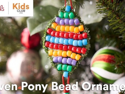 Online Class: Winter Workshop: Woven Pony Bead Ornament | Michaels