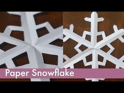 ???? ORIGAMI SNOWFLAKE | DIY Christmas Craft Ideas | Step by Step | @chalarieart #origami #diy ????