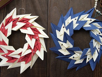 Paper Christmas Wreath Making | I.Sasaki Original