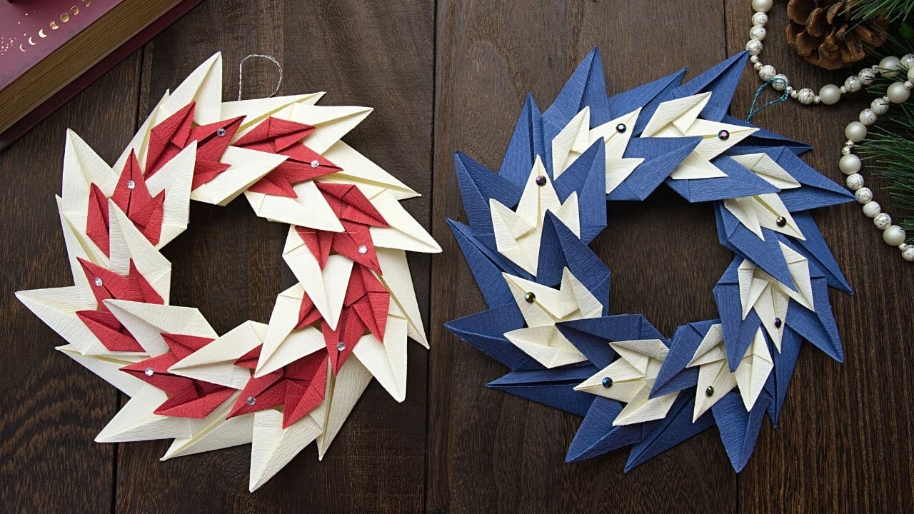 Paper Christmas Wreath Making | I.Sasaki Original