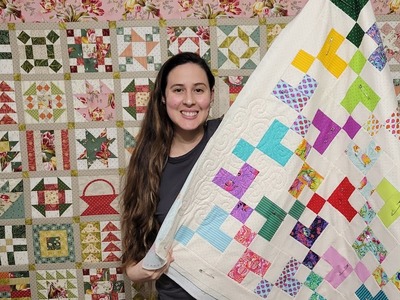 Perfect 5 Quilts- Sugar Cookie Quilt Finishing and Free Motion Quilting on the Baby Lock Allegro!