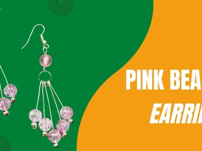 Pink Bead Earrings | Handmade Earrings | Beautiful Handmade Earrings