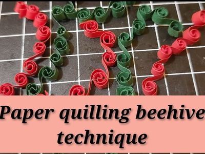 Quilling beehive technique #paperquilling #quilling #quillingforbeginners #diy #craftideas #craft
