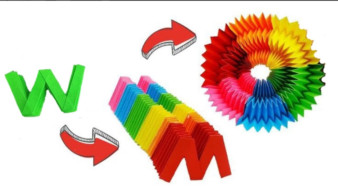 Rainbow Paper toy antistress transformer | DIY crafts easy