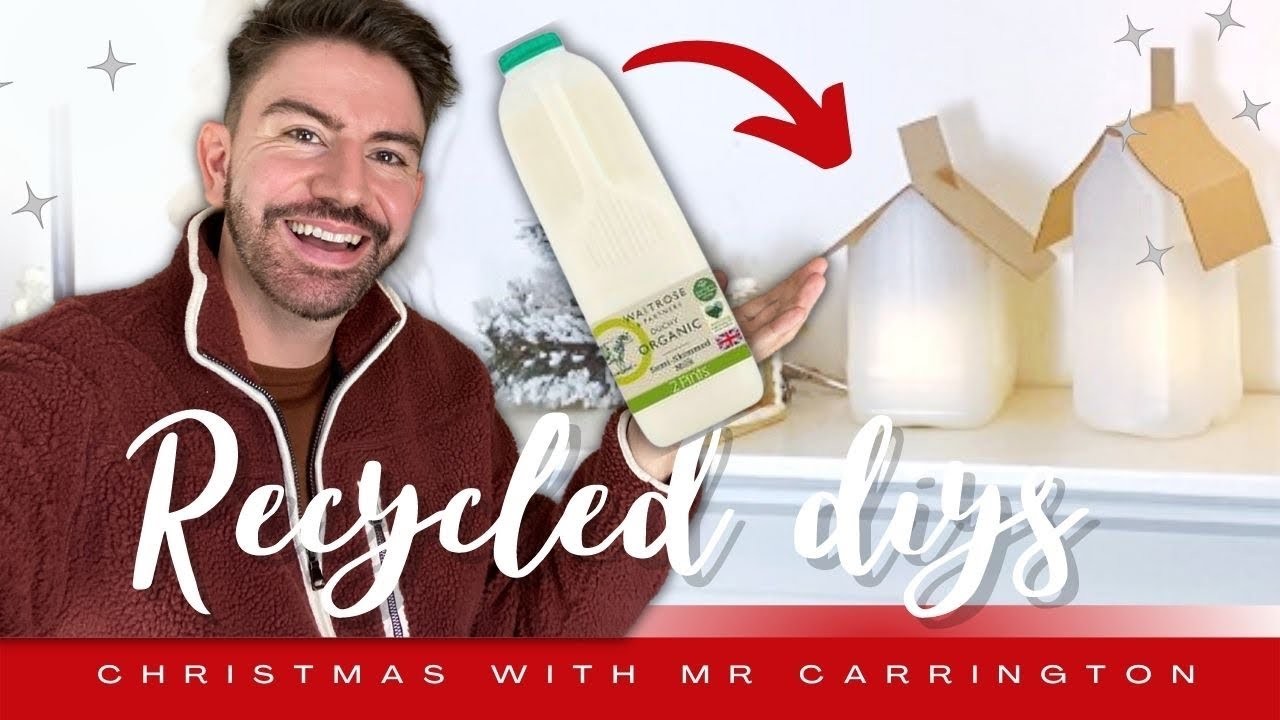 Recycled DIY Christmas Decorations ????simple & stylish ✨ quick & easy to make! | Mr Carrington