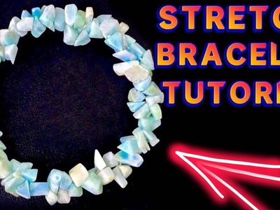 Stretch Bracelet Tutorial | How to make a Bracelet with Beads | Stretch Bracelet Knot | DIY Jewelry