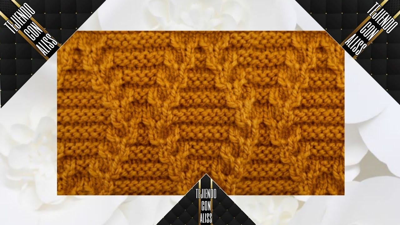 #257 - TEJIDO A DOS AGUJAS. knitting patterns. Alisson Aldave