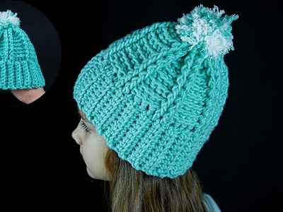 A beautiful crochet hat - a tutorial for beginners!
