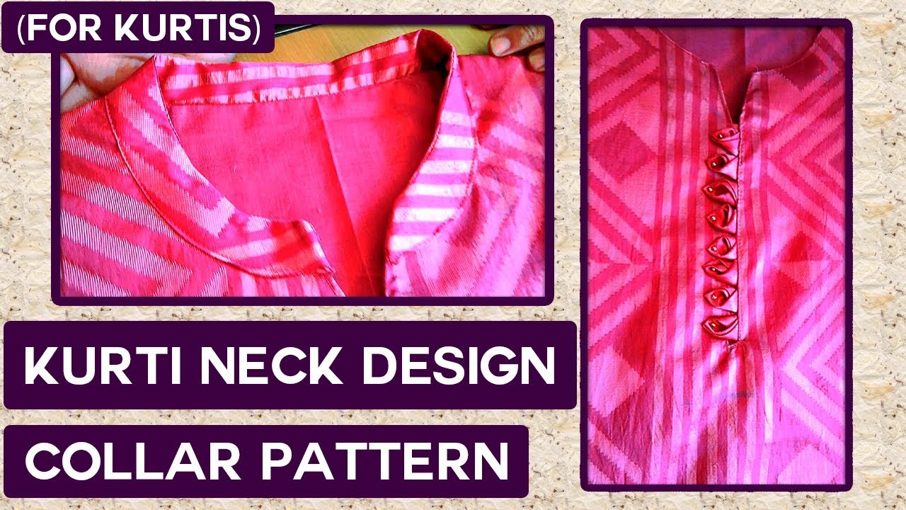 Collar Pattern &  Styled Neck Design (for Kurtis) | Full Tutorial For Sewing Lovers & Beginners |