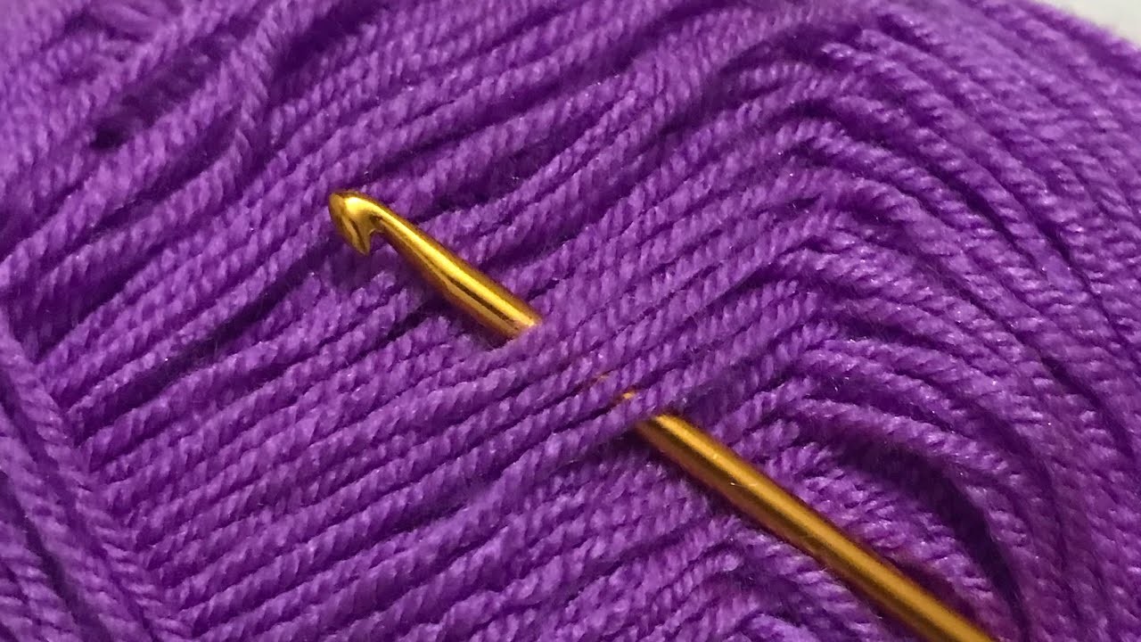 Crochet Art. easy tunisian stitch for beginners. step by step tutorial #24