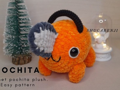 Crochet Pochita Plush tutorial ???????? amigurumi pochita pattern ???? pochita from chainsaw man????