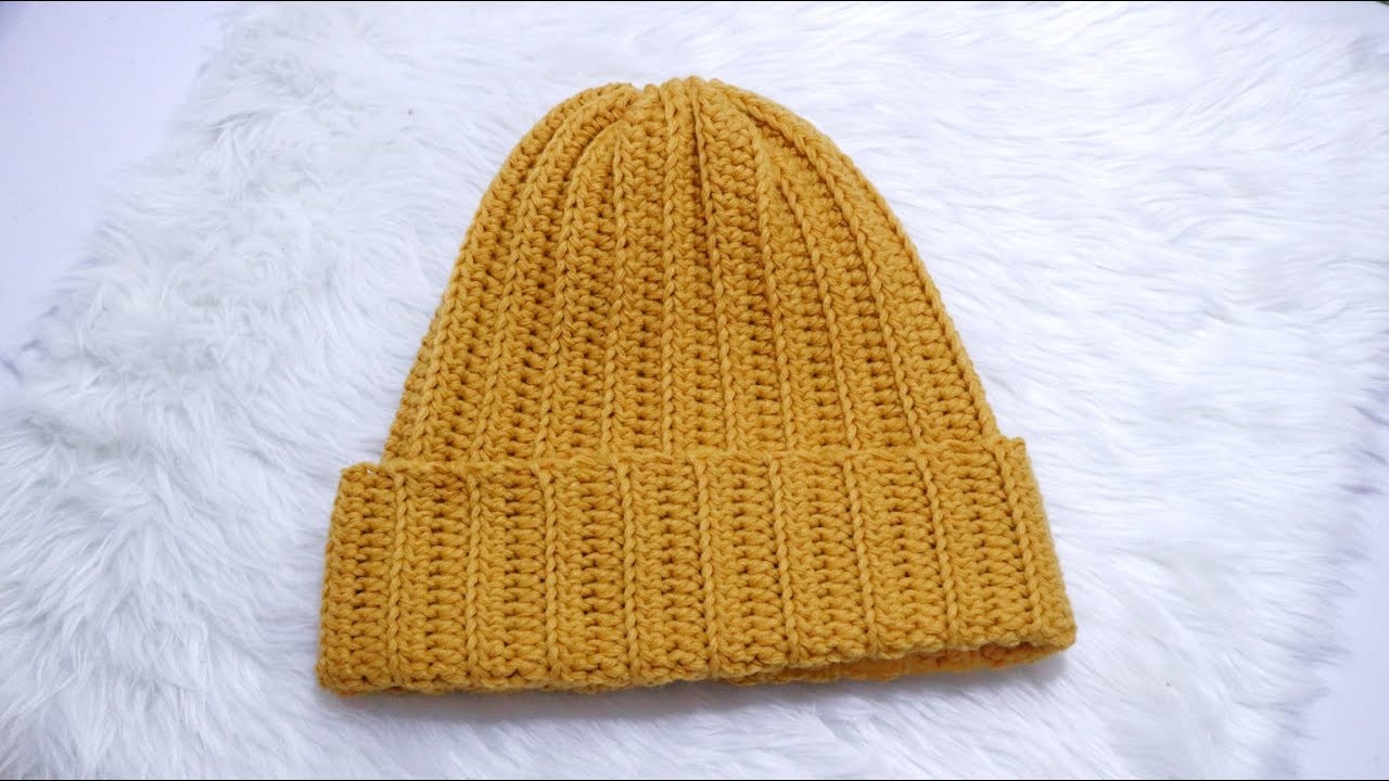 CROCHET “Ribbed Hat” Beginner Friendly | Tutorial