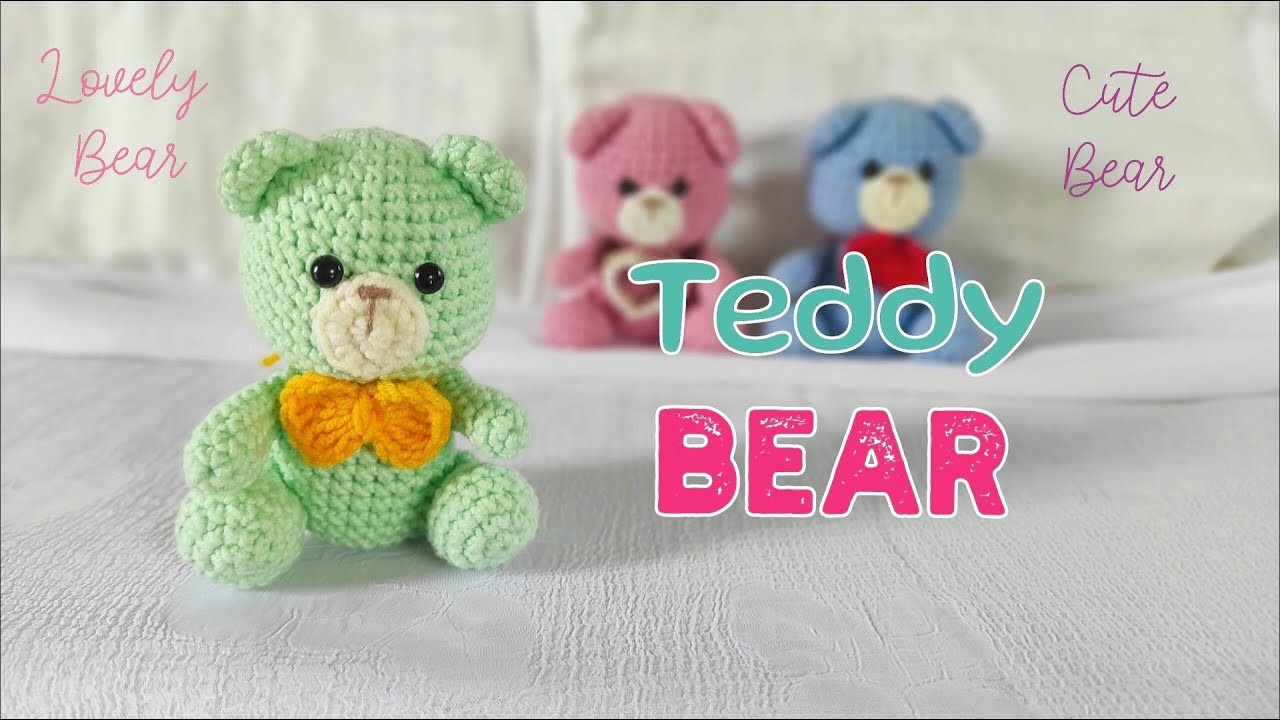 Crochet Teddy Bear |amigurumi Bear step by step for beginners #handmade #crochet