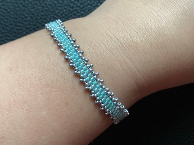 Easy Perlenarmband selber machen Tutorial. beaded bracelet DIY. making Jewelry