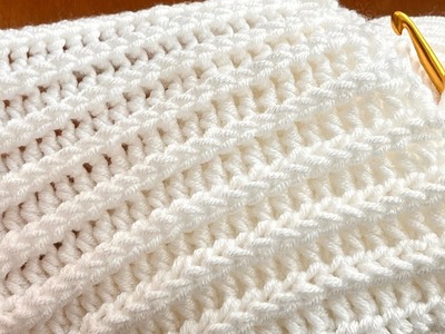 Fantastic!???? How to Crochet for beginners. Crochet baby blanket
