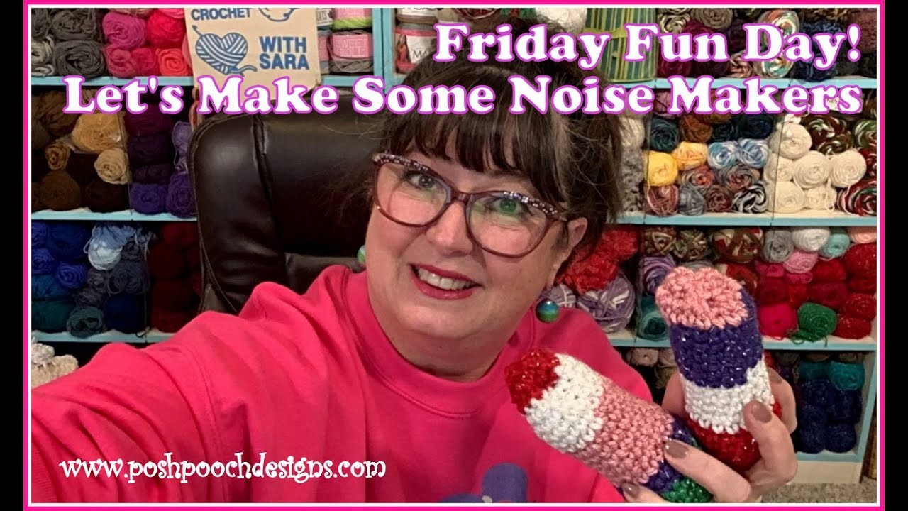 Friday Fun Day - Noise Makers Crochet Pattern