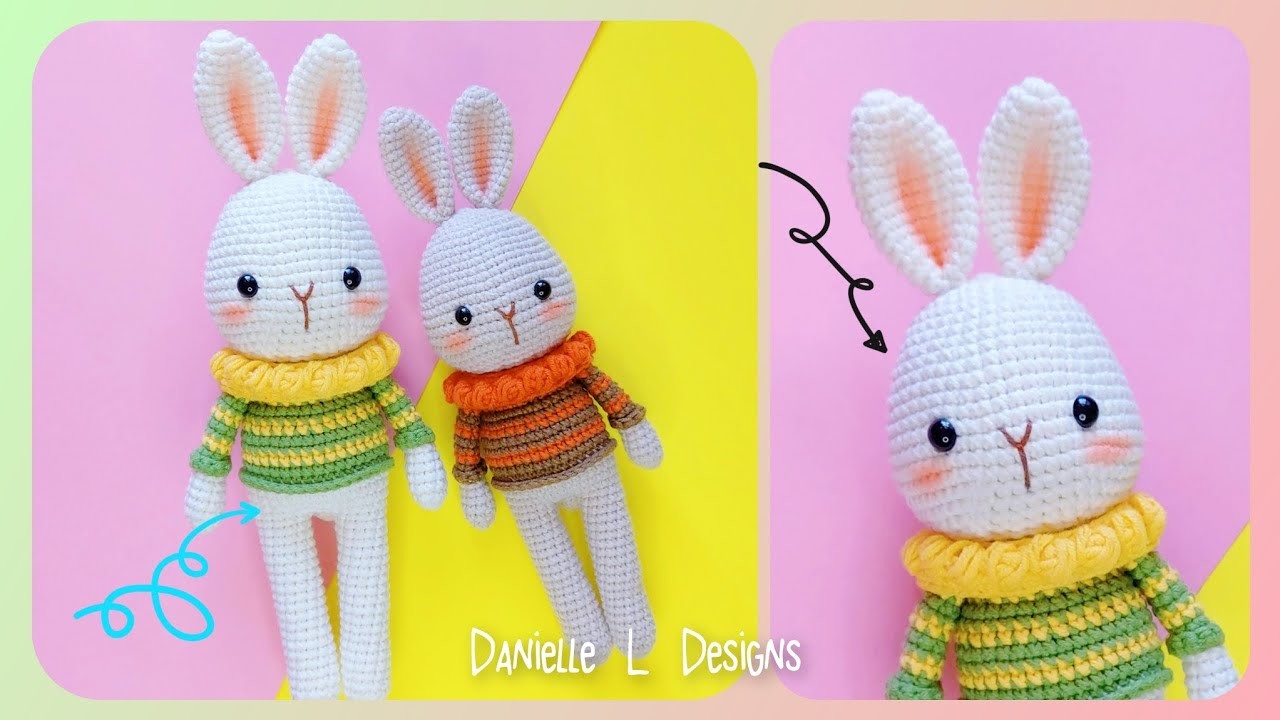 How to crochet Bunny ♡ crochet bunny amigurumi