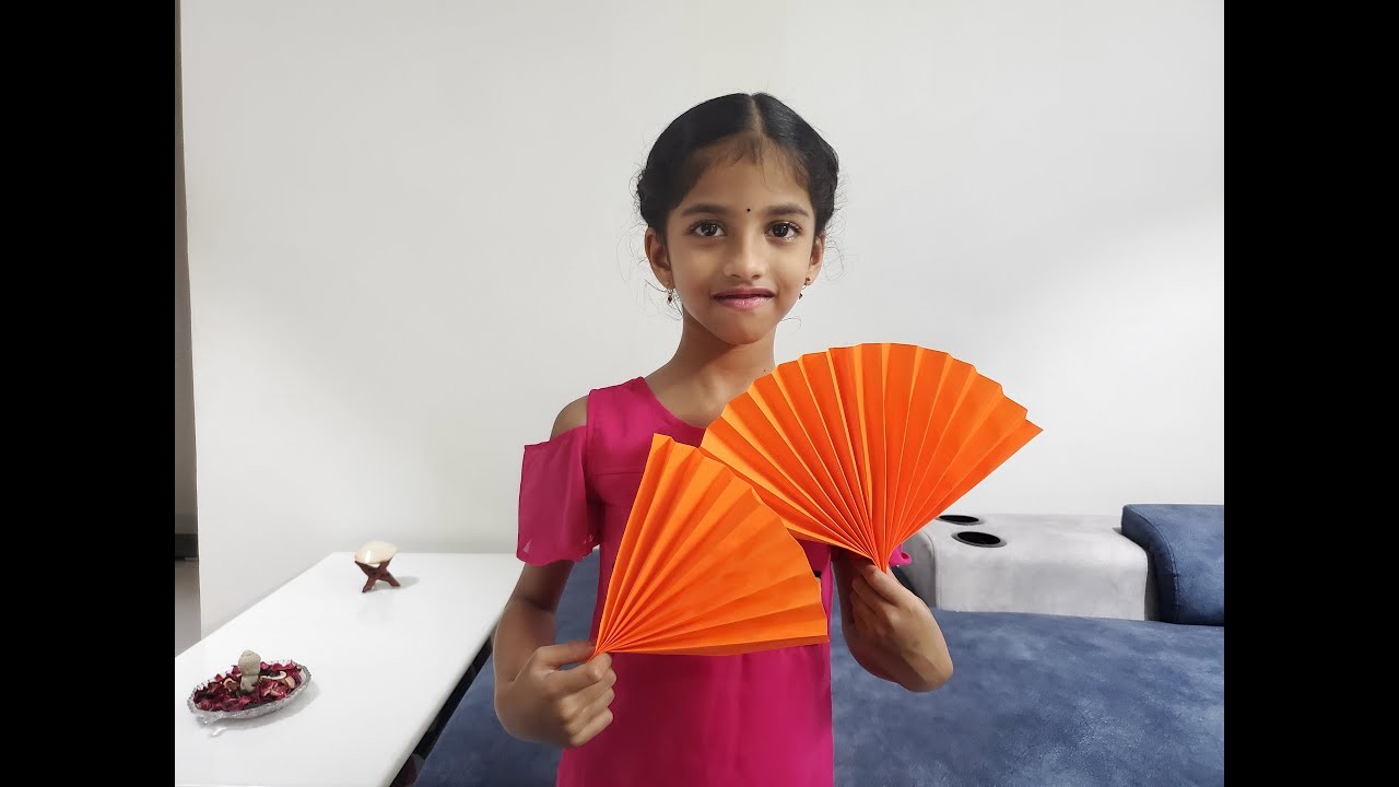 How To Make A Hand Fan | DIY Crafts | Kids crafts | Easy Crafts for Kids