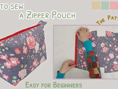 How to sew a zipper pouch | diy zipper pouch  | easy sew zipper pouch | easy sewing projects