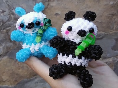 Loomigurumi Panda Tutorial (Rainbowloom)