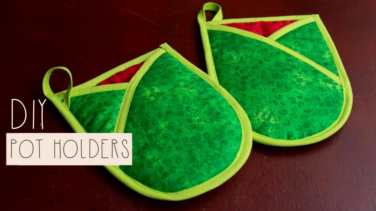 Make pot holders for your kitchen  | Sew with Luzkita