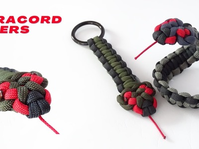 Make " The Viperidae " Viper Snake Paracord Key Fob Lanyard or Snake Ornament - design by CBYS
