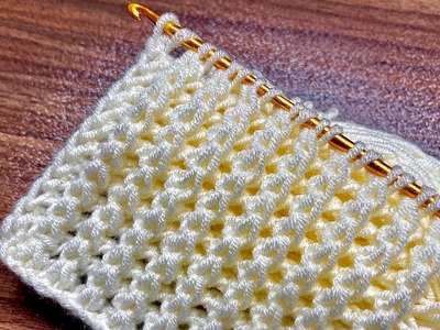 Muy hermoso!♥️ A legendary tunisian crochet. Very Easy Crochet for Beginners