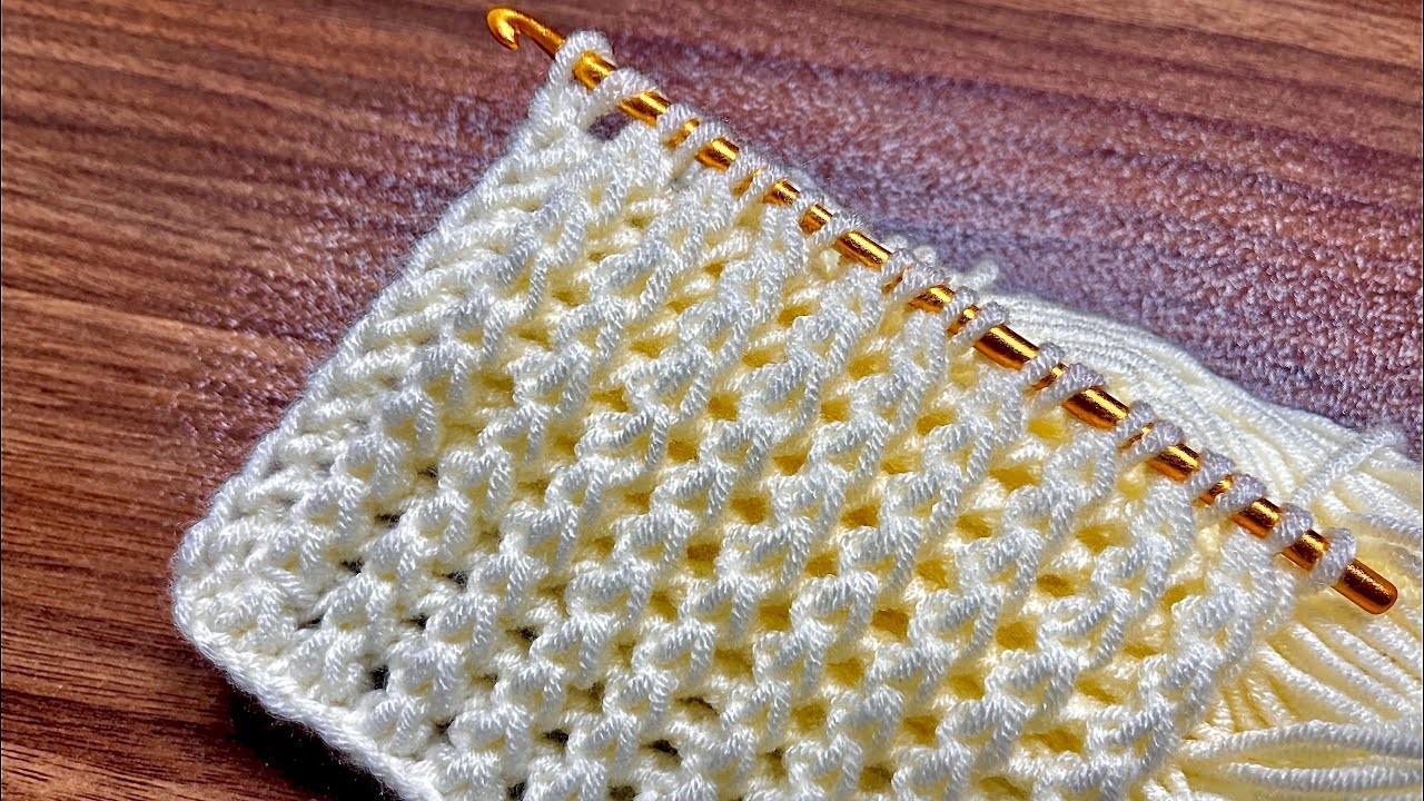 Muy hermoso!♥️ A legendary tunisian crochet. Very Easy Crochet for Beginners