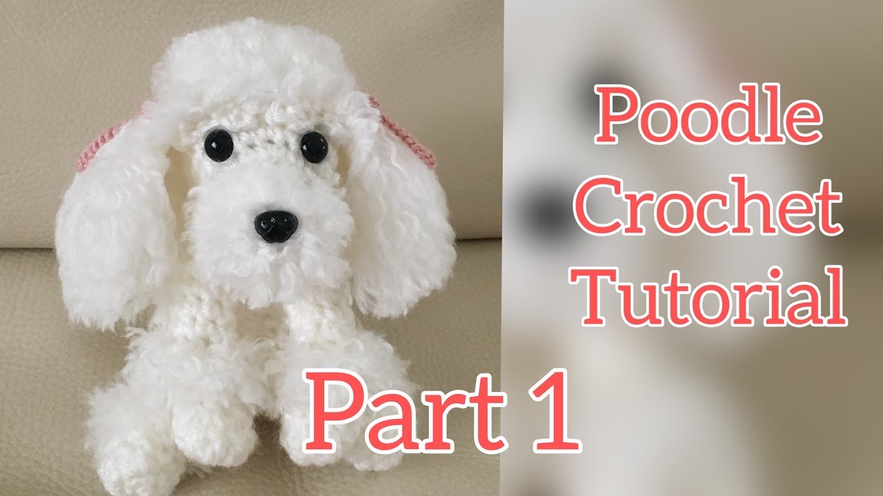 Poodle Crochet Tutorial Part 1. English subtitles. Audio en español