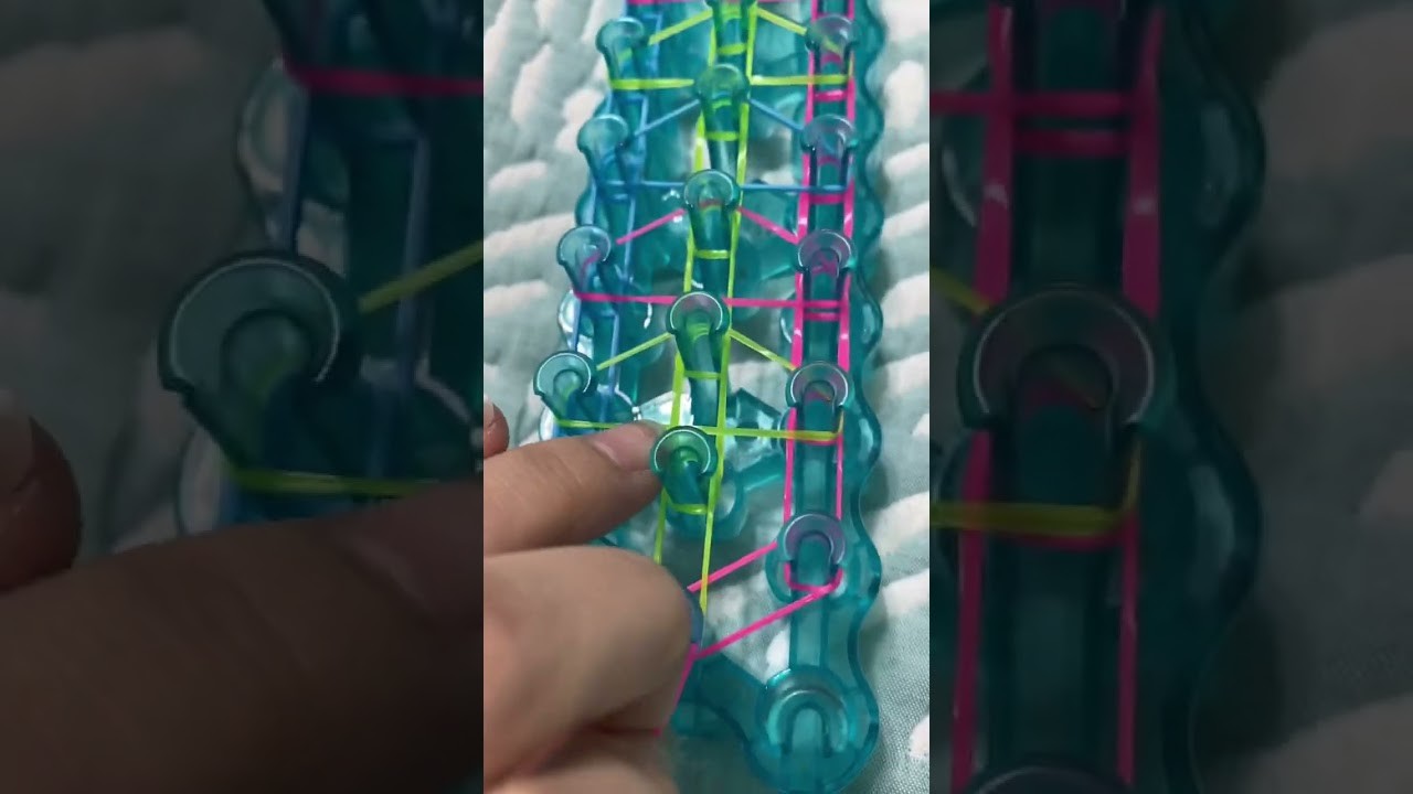 Rainbow loom necklace tutorial