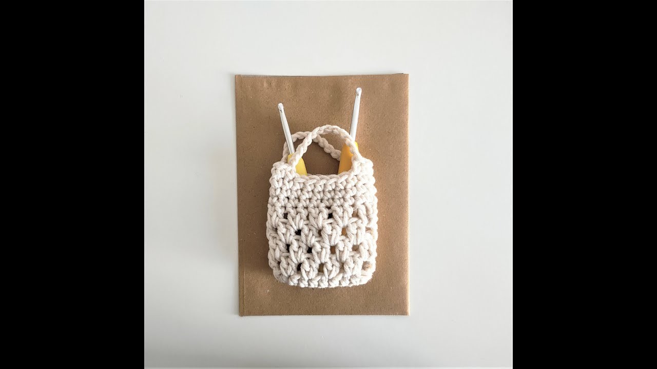 Siateczka na szydełku - Crochet, so cute, mini bag - easy to make, for beginners